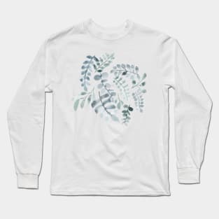 Green Leaves Long Sleeve T-Shirt